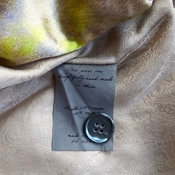 Raquel Allegra “Ether Lia” Velvet Set Blazer (L) & Pants (M), NWT Sample Sale - Picture 11 of 16